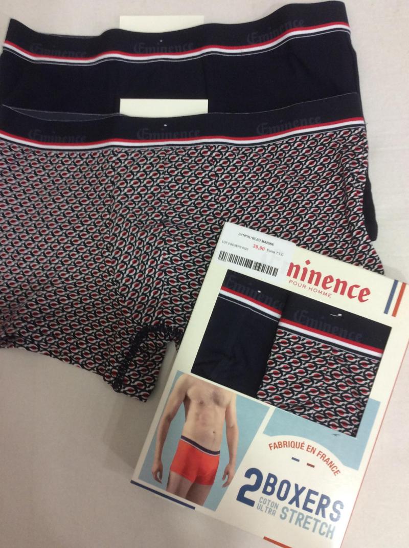 Lot de 2 shortys coton/ lycra. 39€90. Éminence. Fabriqué en France 