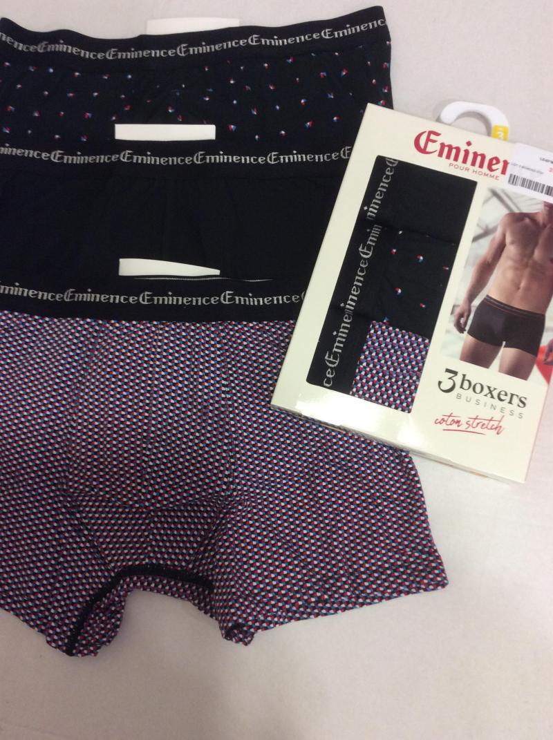 Lot de 3 shortys en coton/ lycra 37€. Éminence 